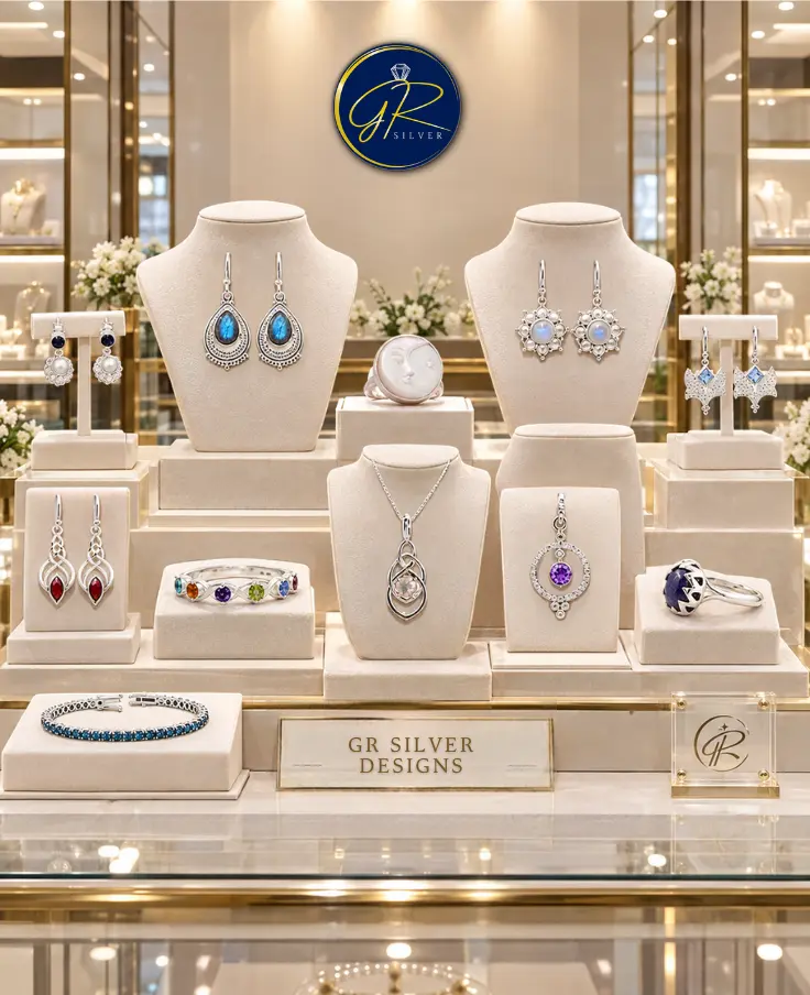 Handcrafted 925 sterling silver jewelry collection