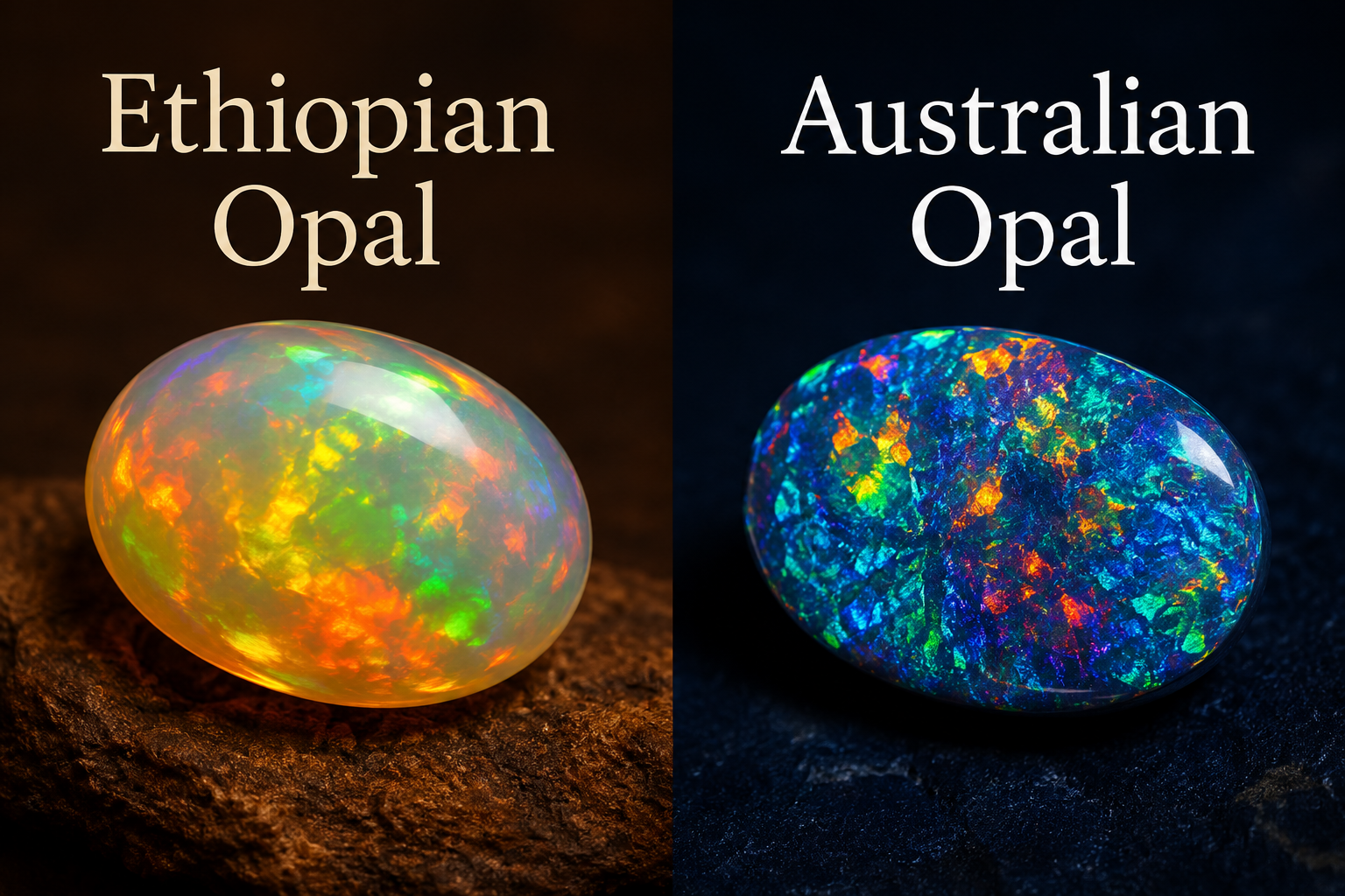 Ethiopian Opal vs Australian Opal: What's the Difference?
