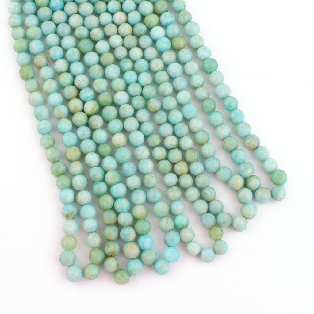 Wholesale Amazonite Balls Shape Gemstone Beads For Jewelry Making