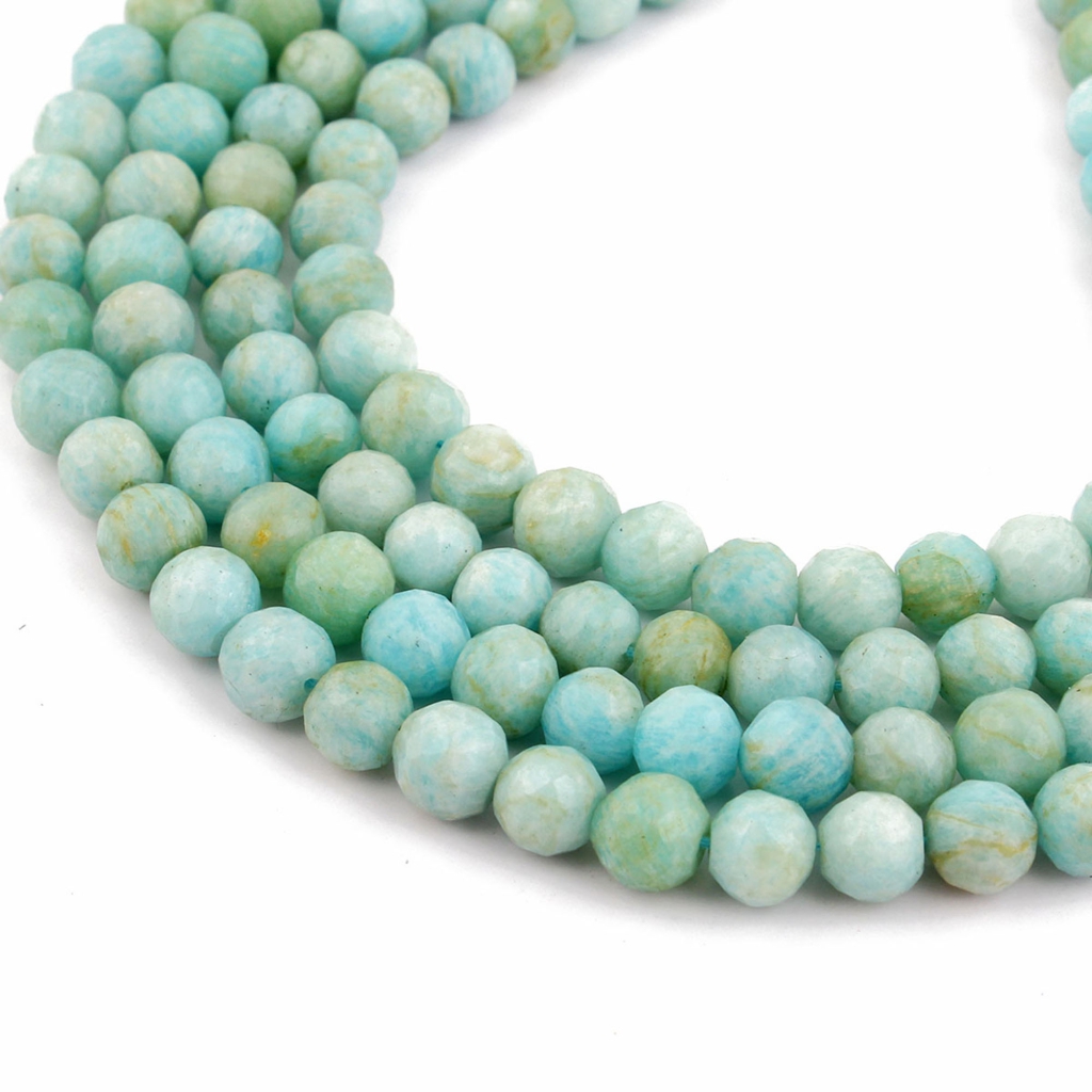 Wholesale Amazonite Balls Shape Gemstone Beads For Jewelry Making