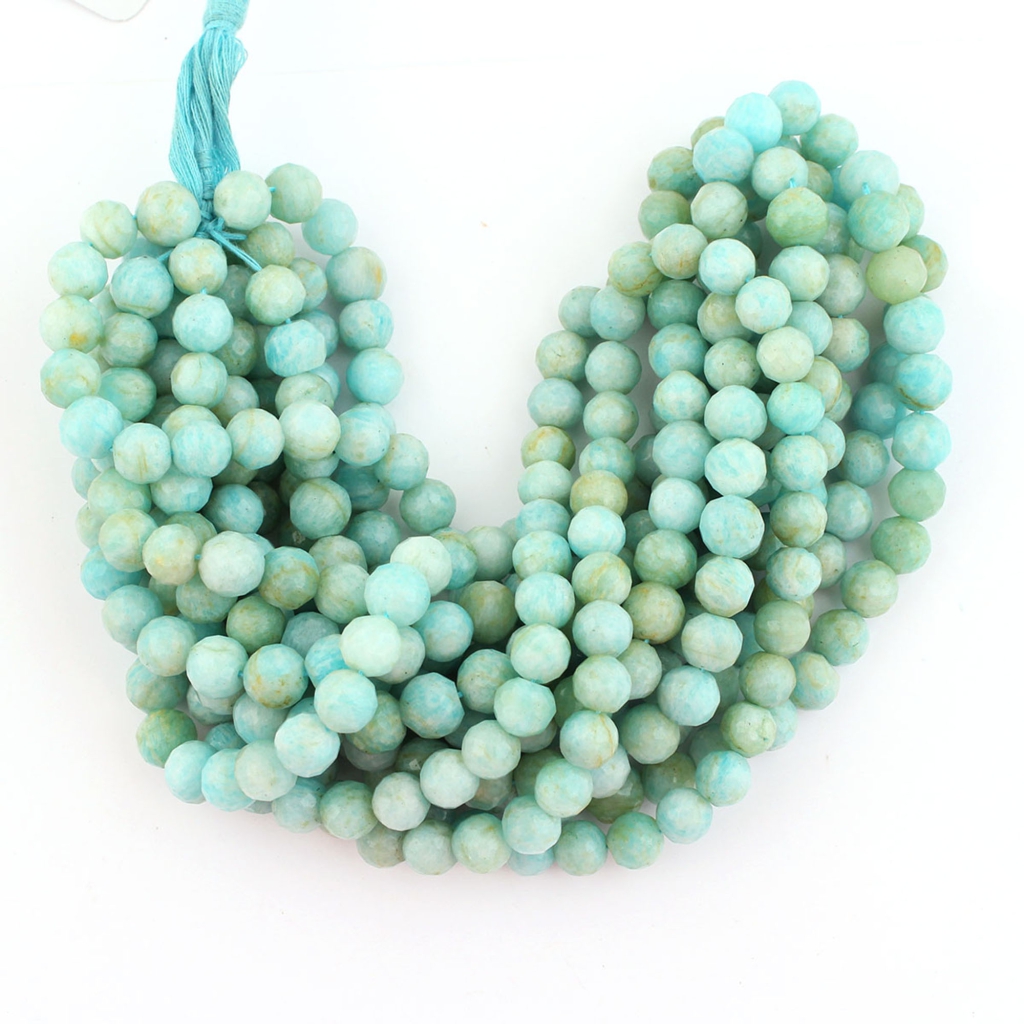 Wholesale Amazonite Balls Shape Gemstone Beads For Jewelry Making