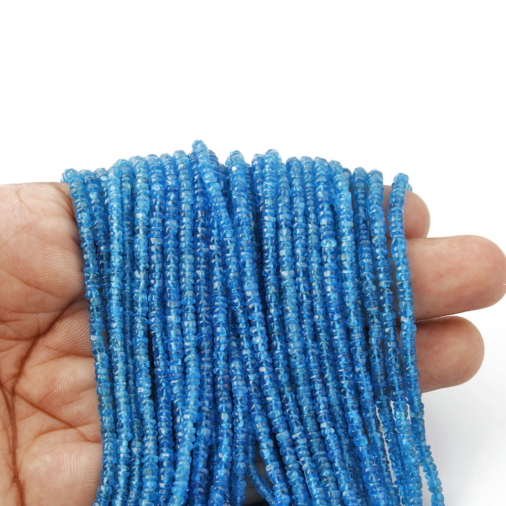 Natural Neon Apatite Beads, 3mm Faceted Round 38 Strands Beads