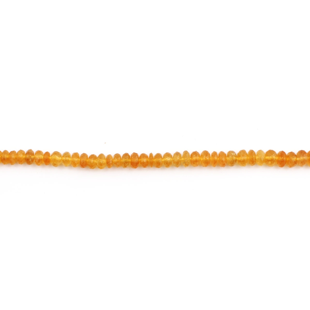 Top Quality Yellow Aquamarine Round Faceted Beads 9 Strands