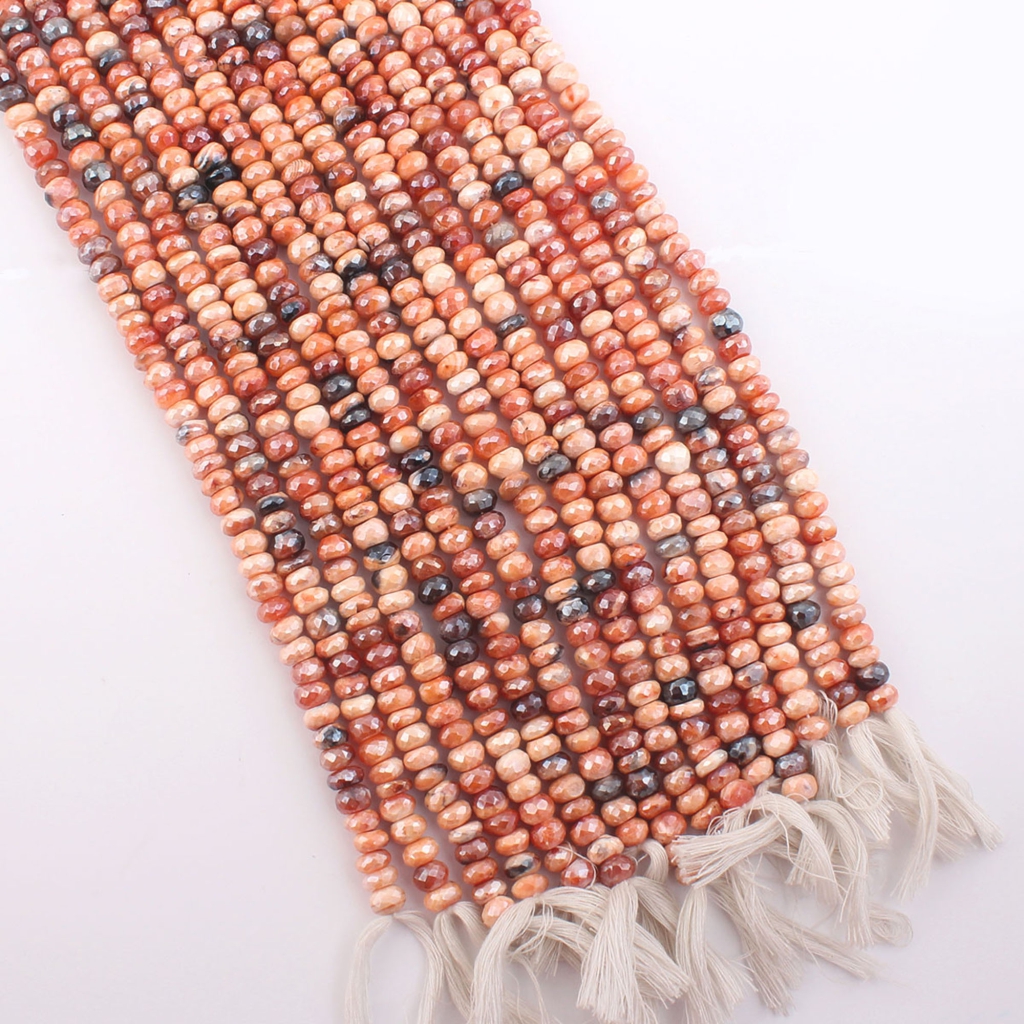 Botswana Agate Handmade Gemstone Round Faceted Beads