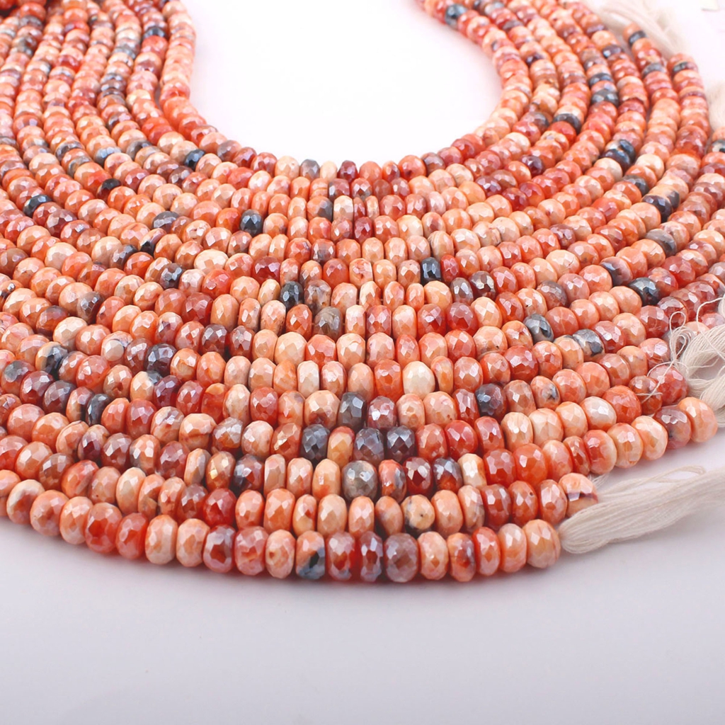 Botswana Agate Handmade Gemstone Round Faceted Beads