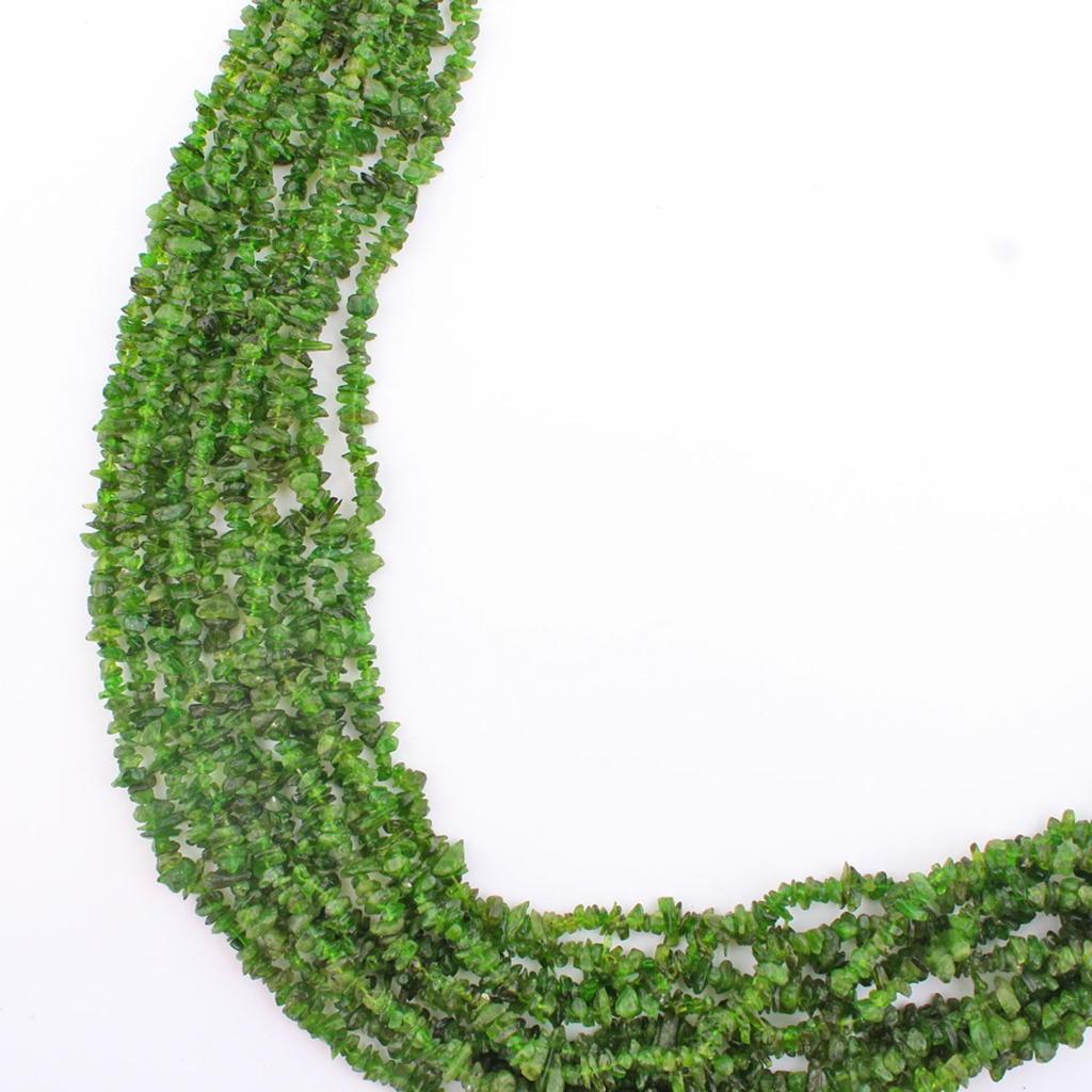 Chrome Diopside Uncuts Beads Gemstone For Jewelry Making