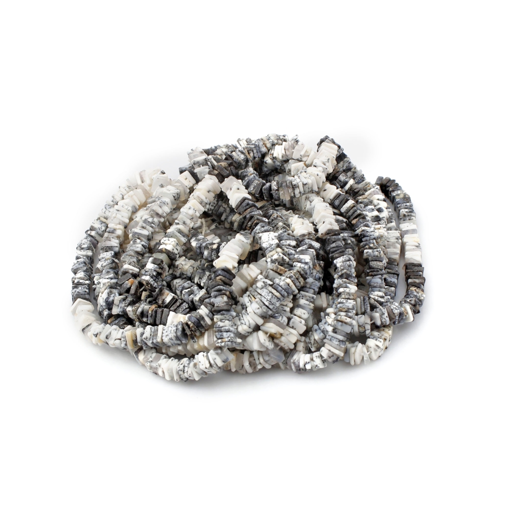 Natural Dendrite Opal Square Gemstone Beads For Jewelry Making