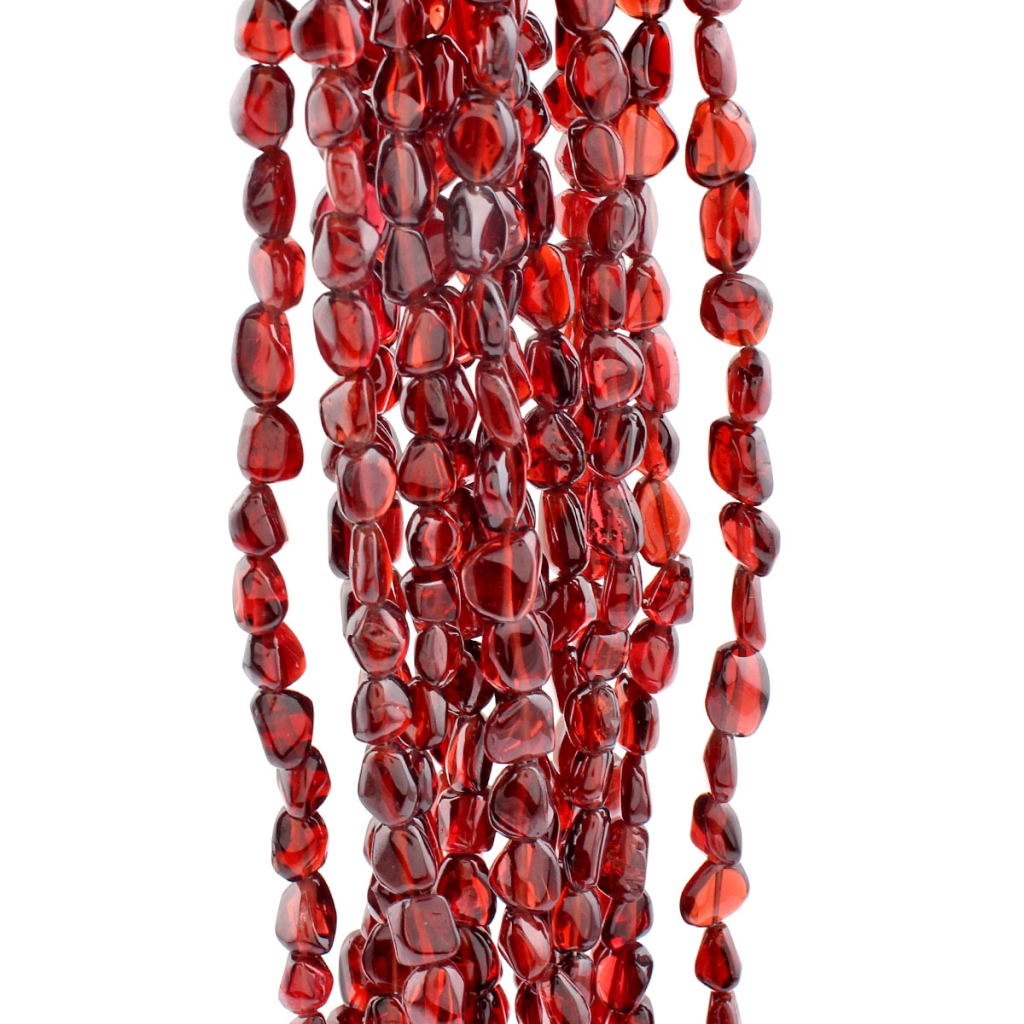 Top Quality Garnet Tumble Gemstone Beads For Jewelry Making