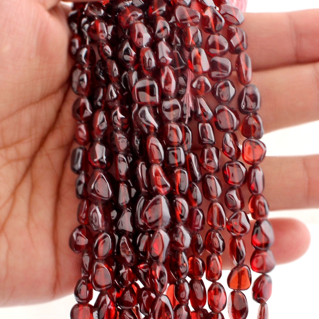 Top Quality Garnet Tumble Gemstone Beads For Jewelry Making