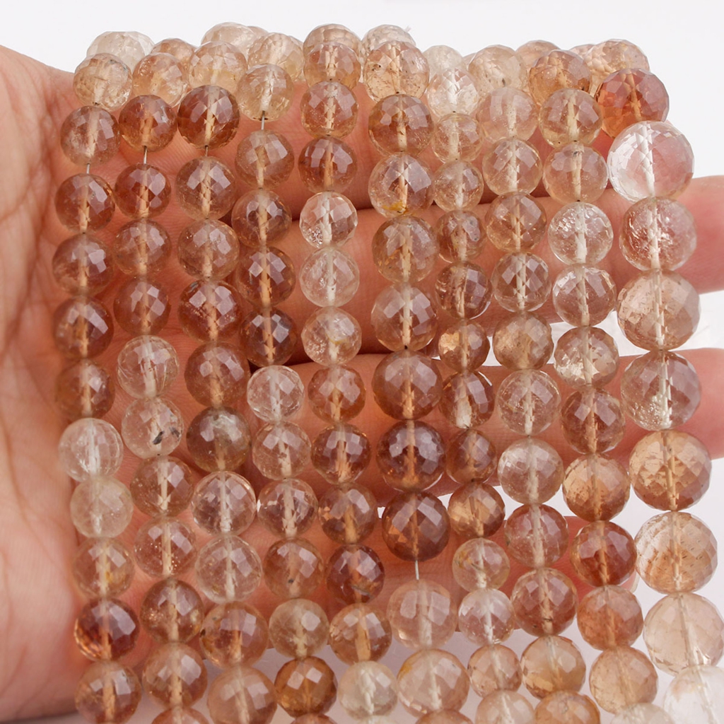 Handmade Imperial Quartz 8-10mm Ball Shape Beads For Jewelry