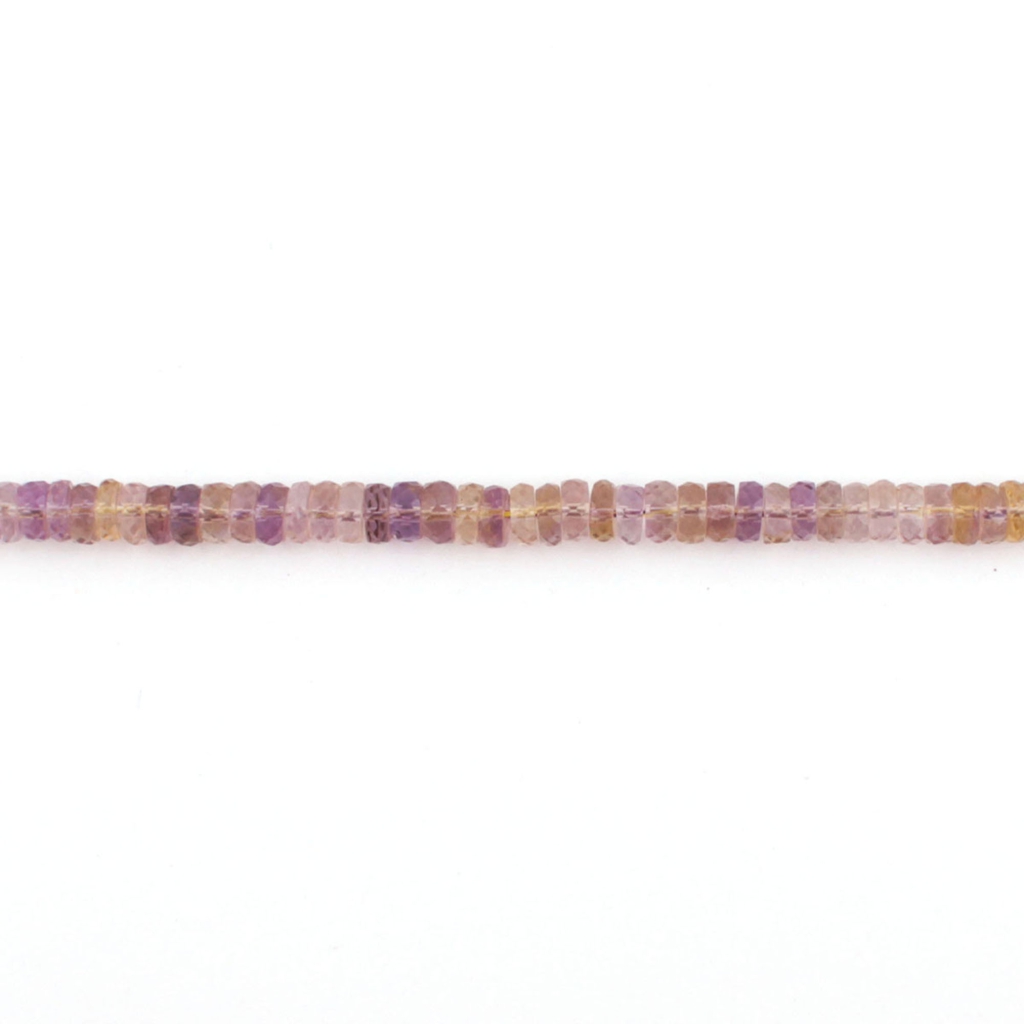High Quality Multi Quartz Gemstone 5-6mm Tyre Shape Strand Beads