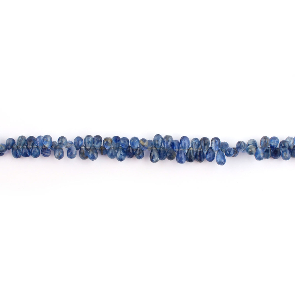 Top Quality Kyanite Faceted Drop Gemstone Beads