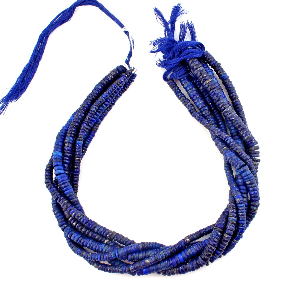 Top Quality Lapis Lazuli 4-7mm Tyre Shape 20 Strands Beads