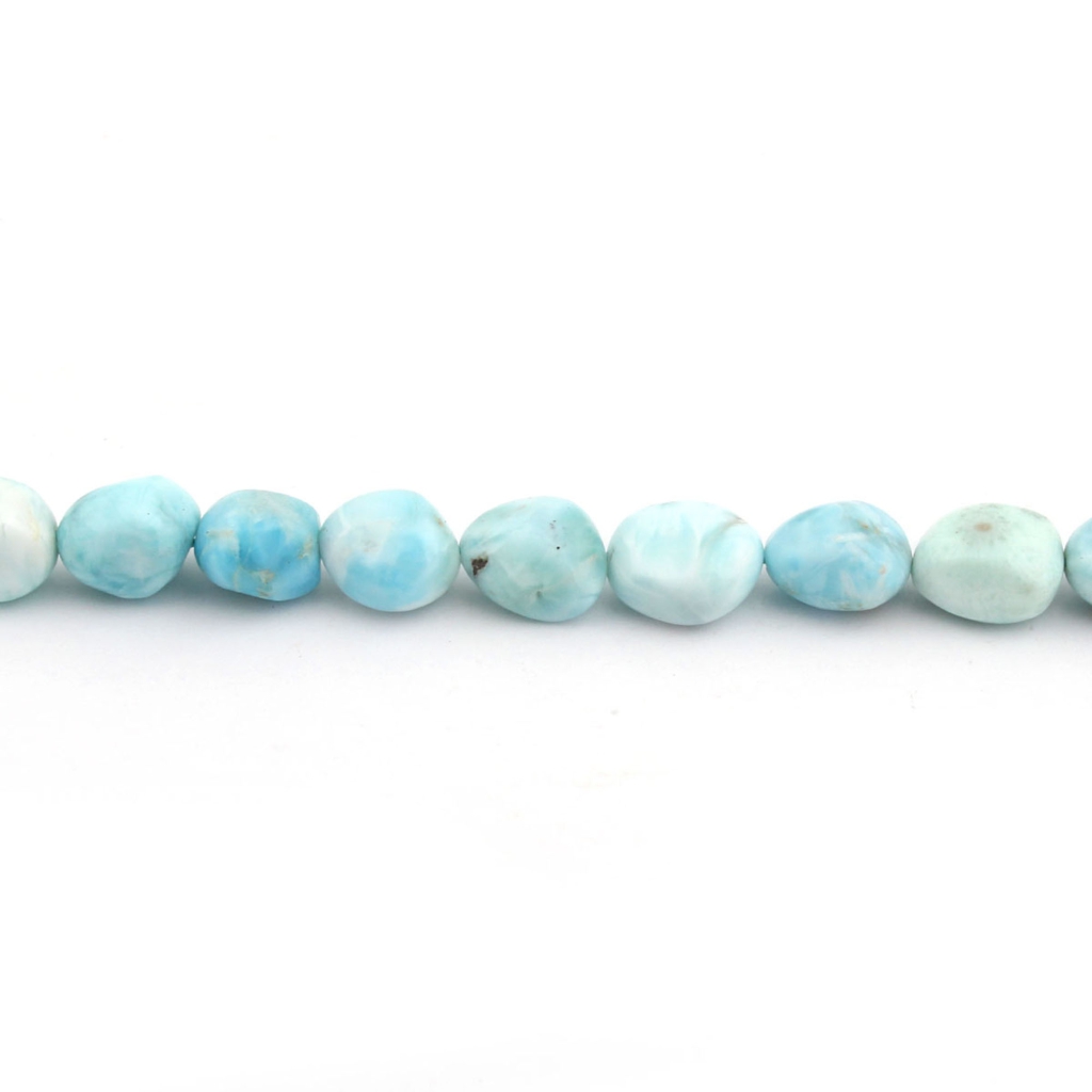 Natural Larimar Mix Tumble Gemstone Beads For Jewelry Making