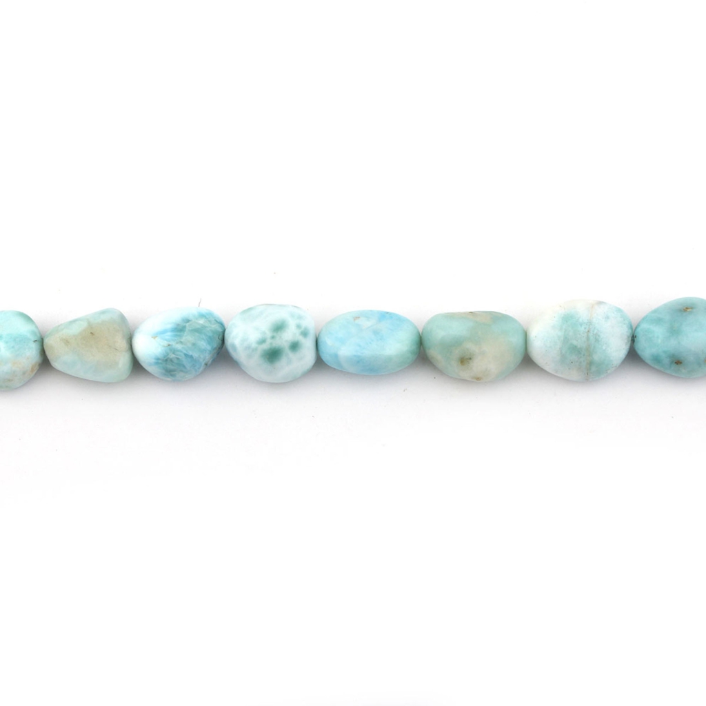 High Quality Larimar Handmade Tumble Gemstone Beads For Jewelry
