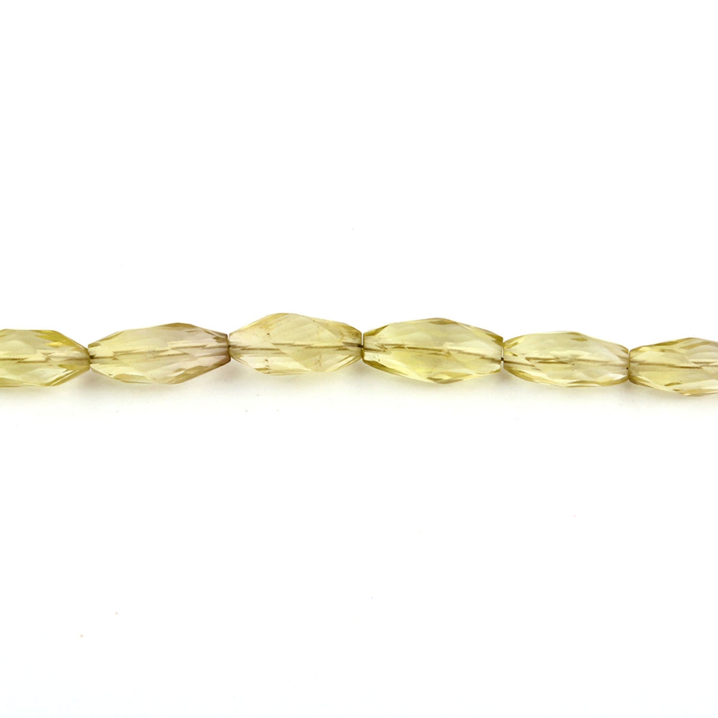 Natural Lemon Quartz Fancy Shape 2 Strands Gemstone Beads