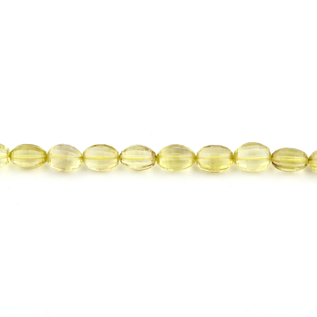Natural Lemon Quartz Faceted Gemstone Beads For Jewelry Making
