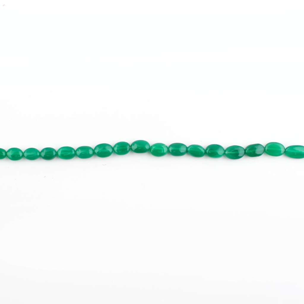 Natural Plain Green Onyx Gemstone Mix Tumble Beads