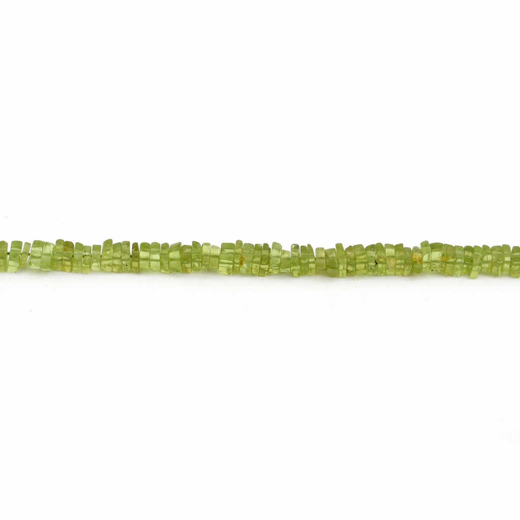 Top Quality Peridot Handmade Square Gemstone Beads For Jewelry