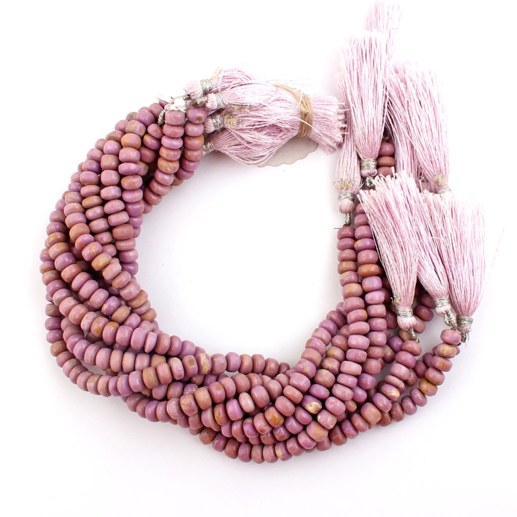 Natural Phosphosiderite Round Smooth Gemstone Beads