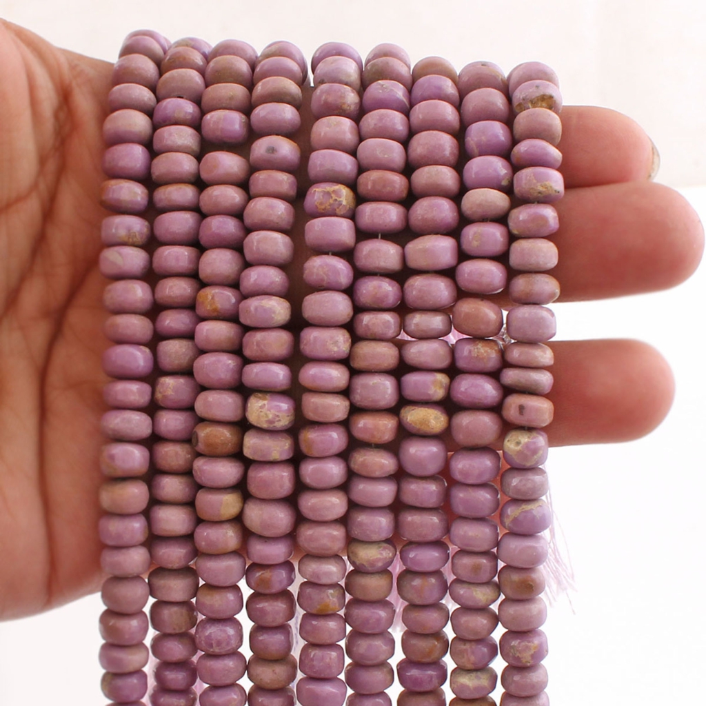 Natural Phosphosiderite Round Smooth Gemstone Beads