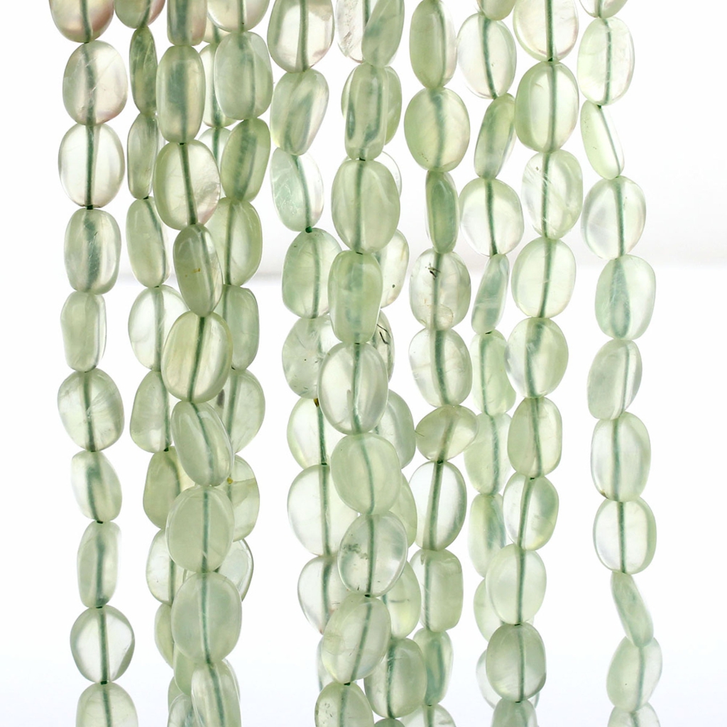 Prehnite Smooth Gemstone Mix Tumble Shape Beads For Jewelry