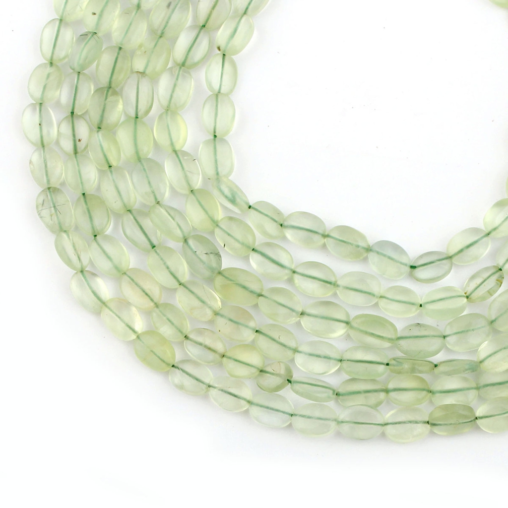 Prehnite Smooth Gemstone Mix Tumble Shape Beads For Jewelry