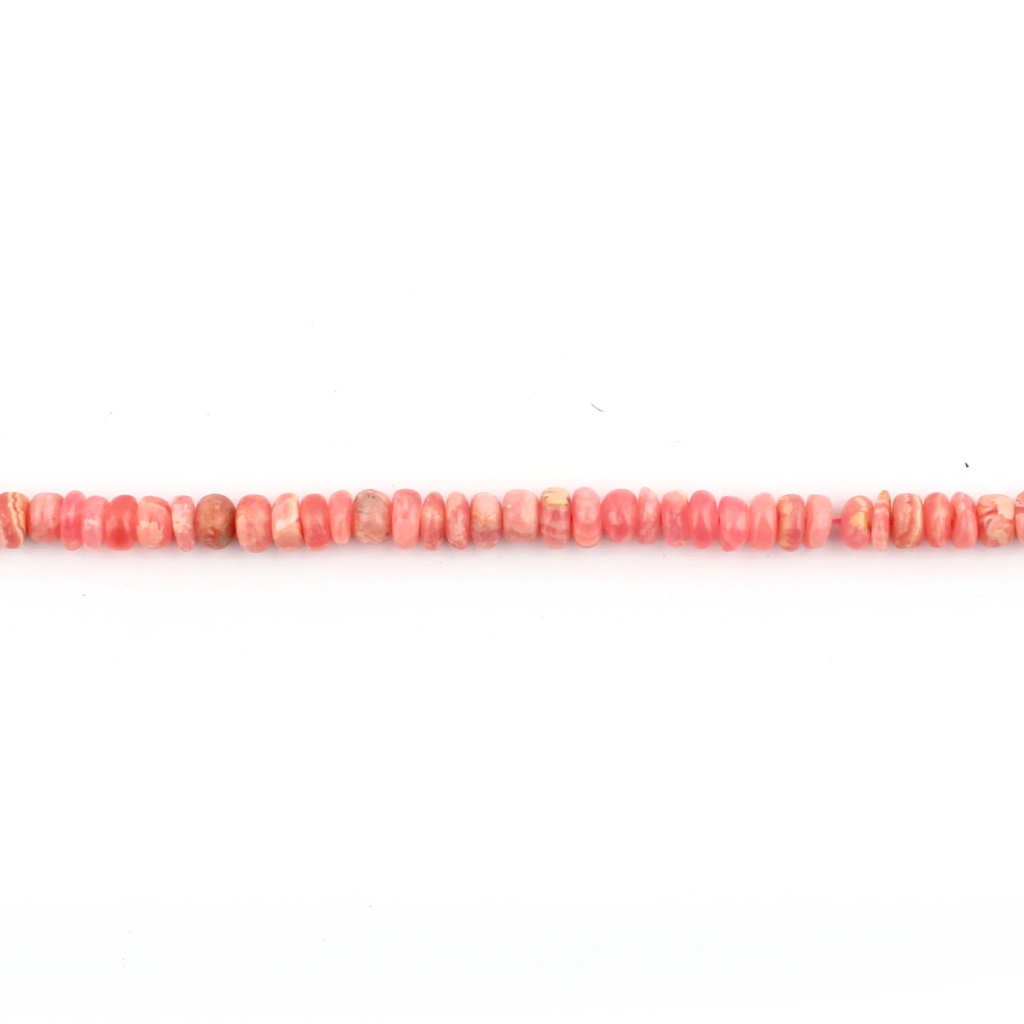 Rhodochrosite Smooth Gemstone 5-6mm Round Handmade Beads