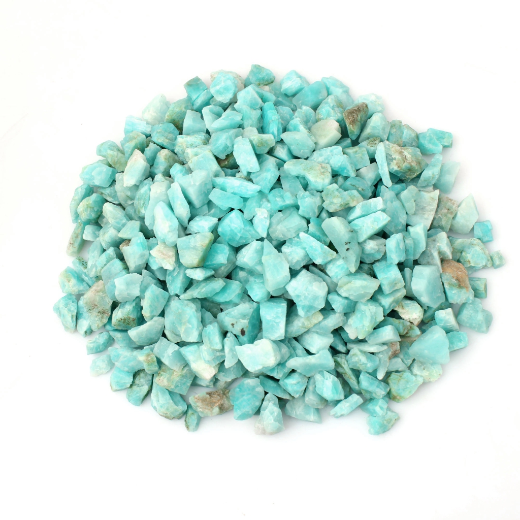 Natural Blue Amazonite Rough Loose Mineral Gemstone