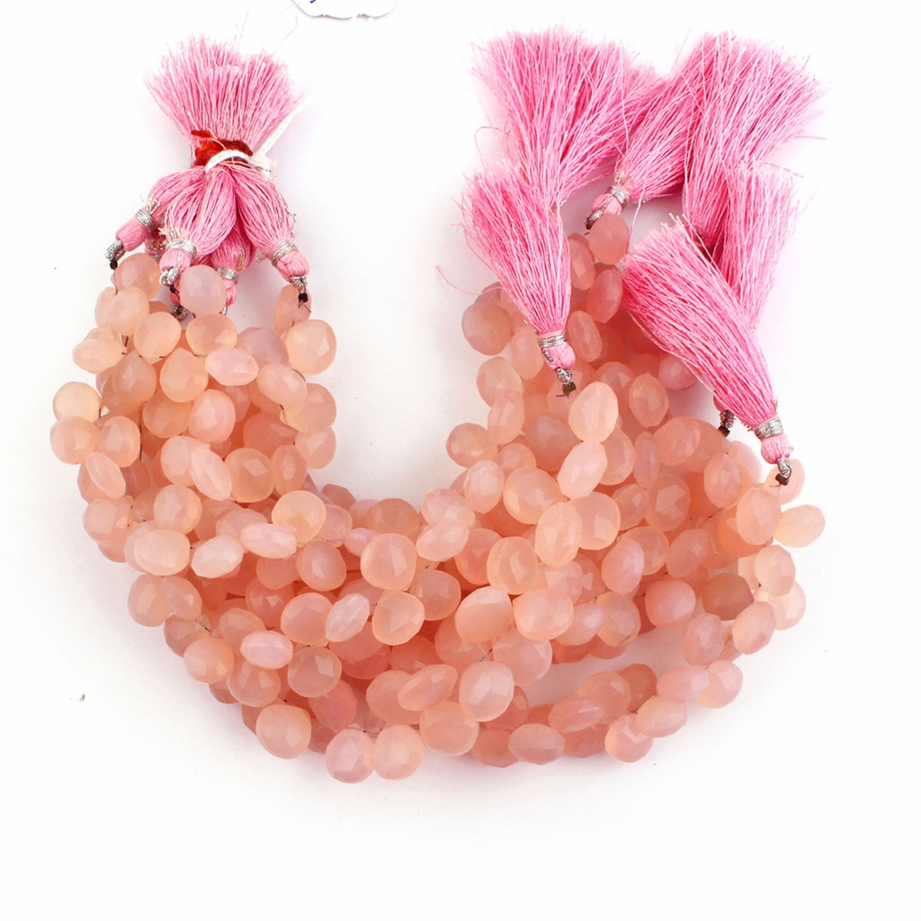 Top Quality Rose Quartz Heart Shape 10-12mm Gemstone Beads