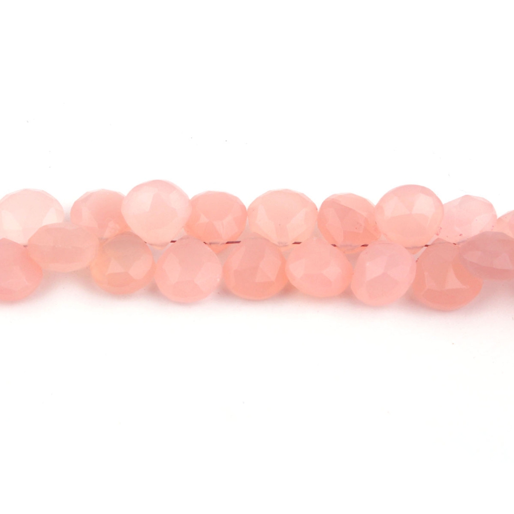 Top Quality Rose Quartz Heart Shape 10-12mm Gemstone Beads