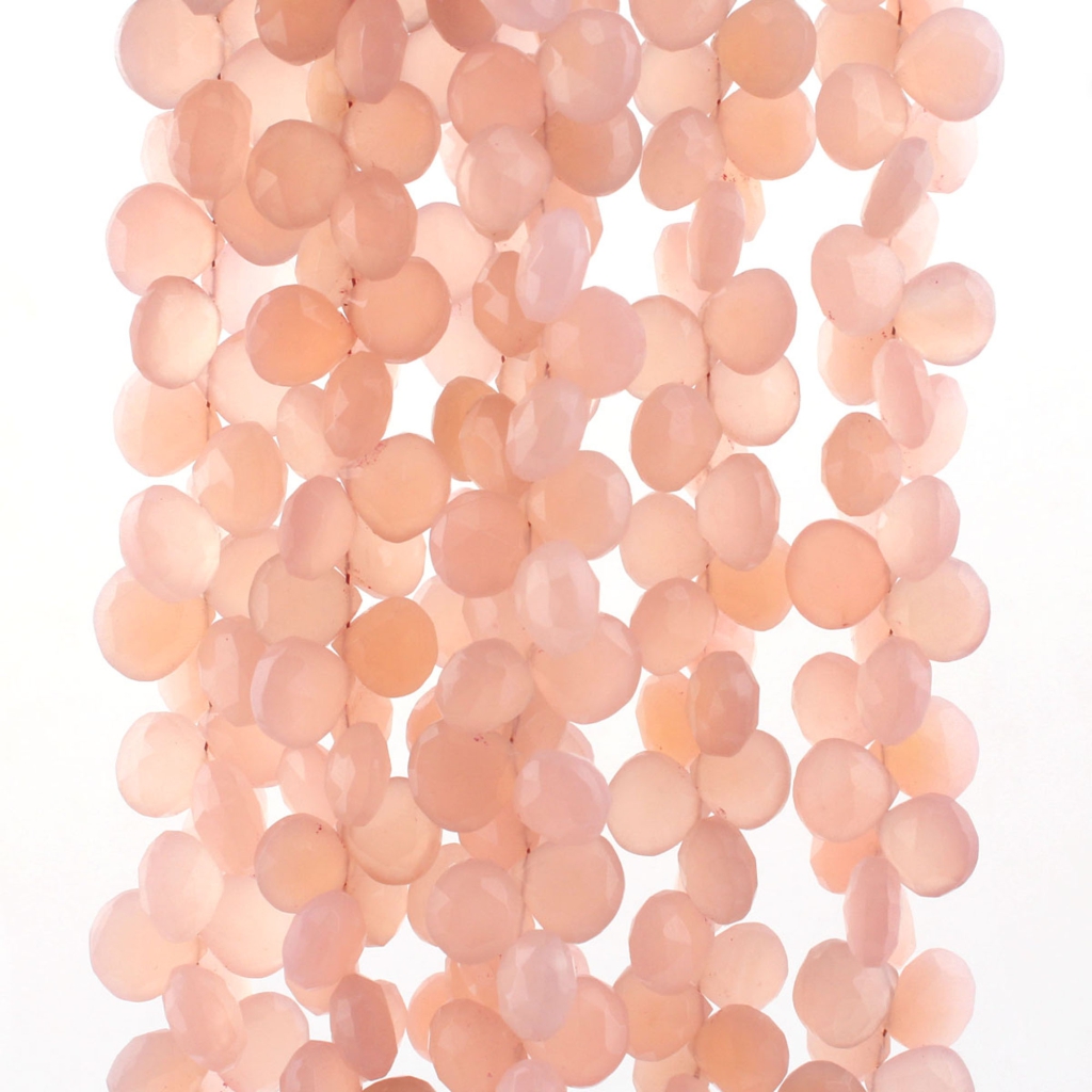 Top Quality Rose Quartz Heart Shape 10-12mm Gemstone Beads