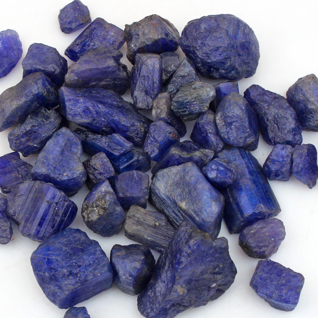 Natural Tanzanite Rough Loose Mineral Gemstone