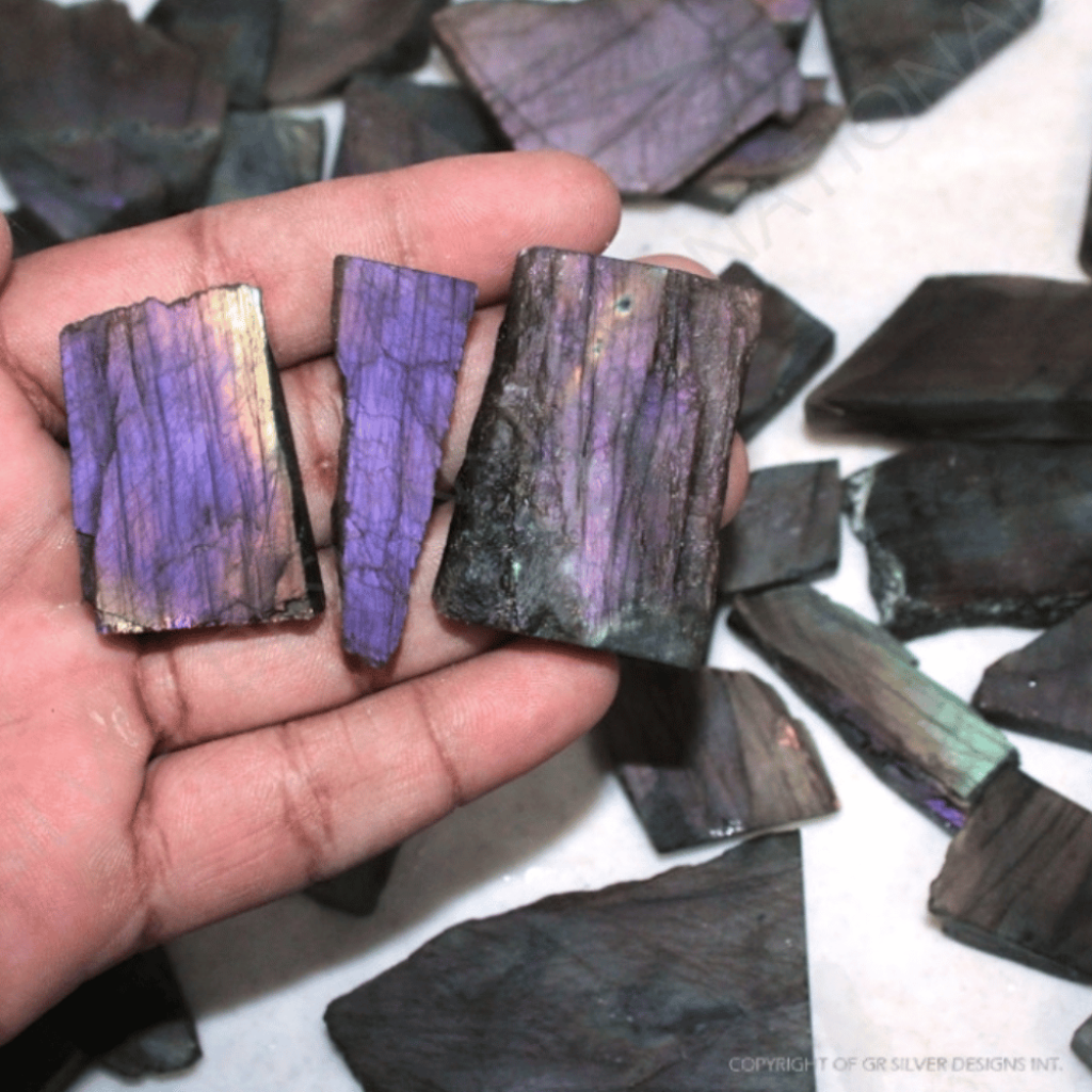 Natural Labradorite Rough Loose Mineral Gemstone