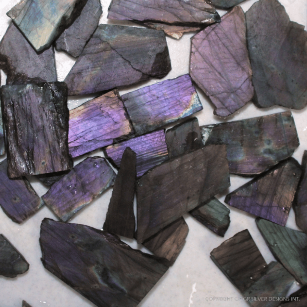 Natural Labradorite Rough Loose Mineral Gemstone