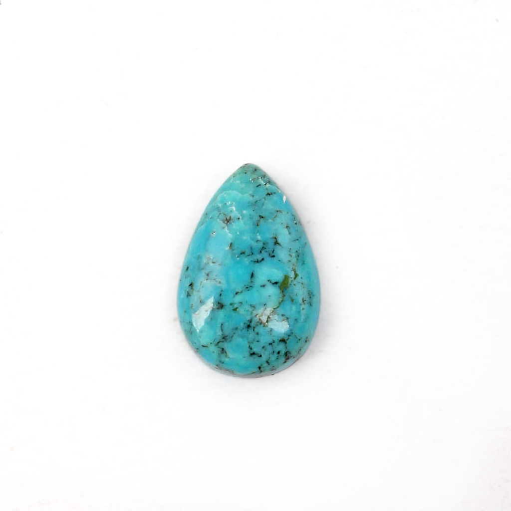 Tibetan Turquoise Pear Cabochon Loose Gemstone 8x10mm