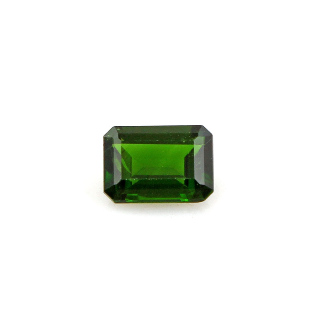 Natural chrome Diopside 5x7mm Octagon Gemstone