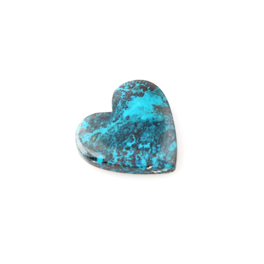 Natural Chrysocolla Gemstone, 17.83ct Shattuckite Chrysocolla Gemstone
