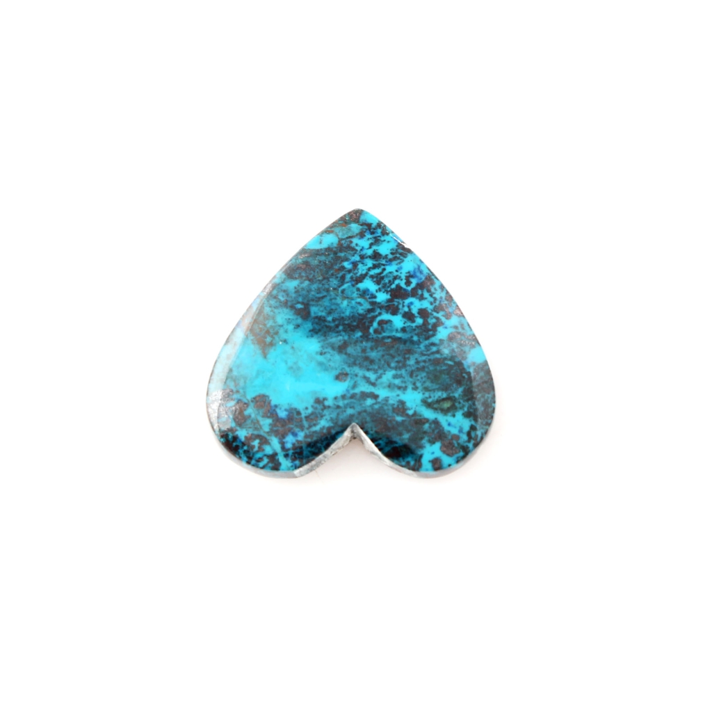 Natural Chrysocolla Gemstone, 17.83ct Shattuckite Chrysocolla Gemstone