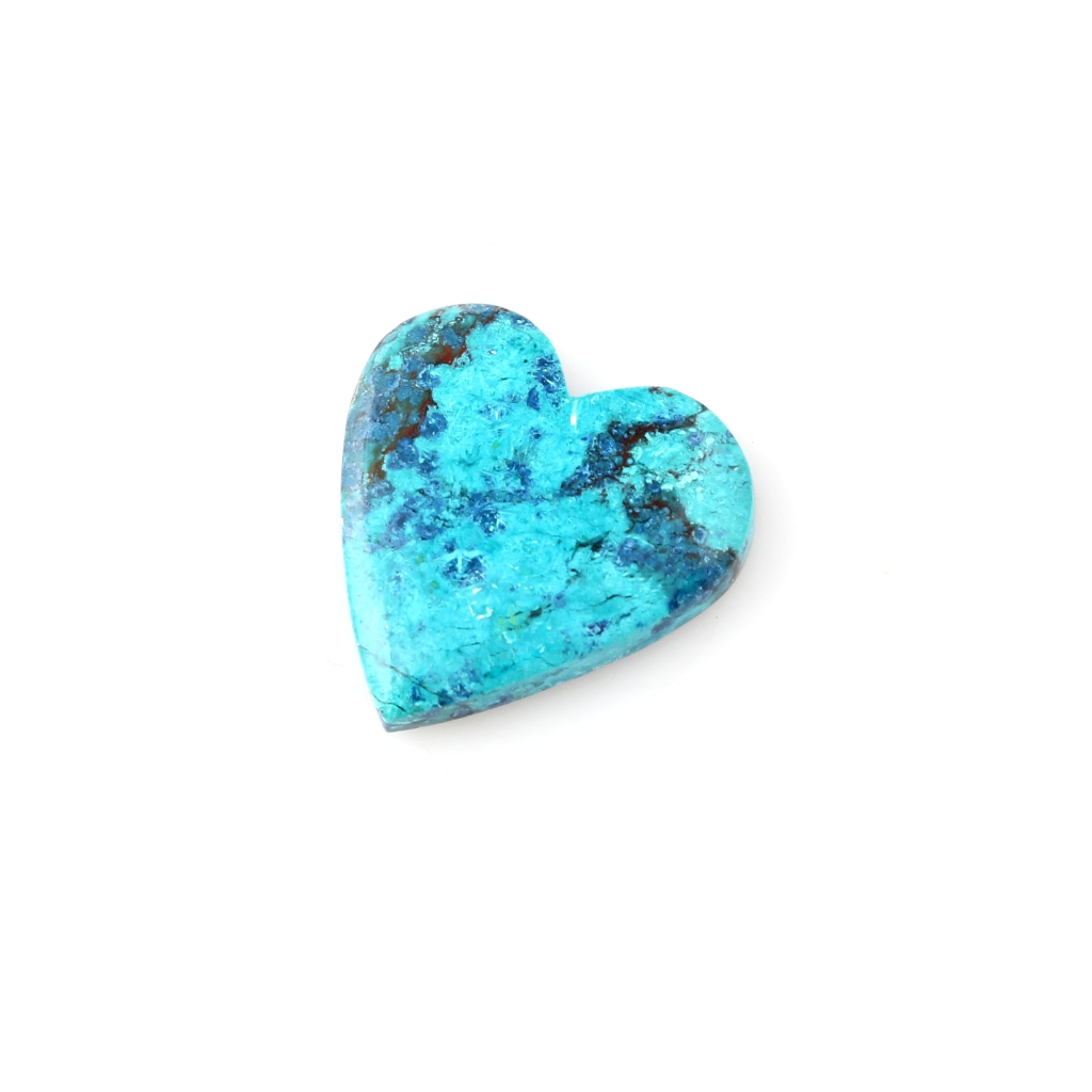 Natural Shattuckite Chrysocolla Gemstone, 29.83ct Chrysocolla Gemstone