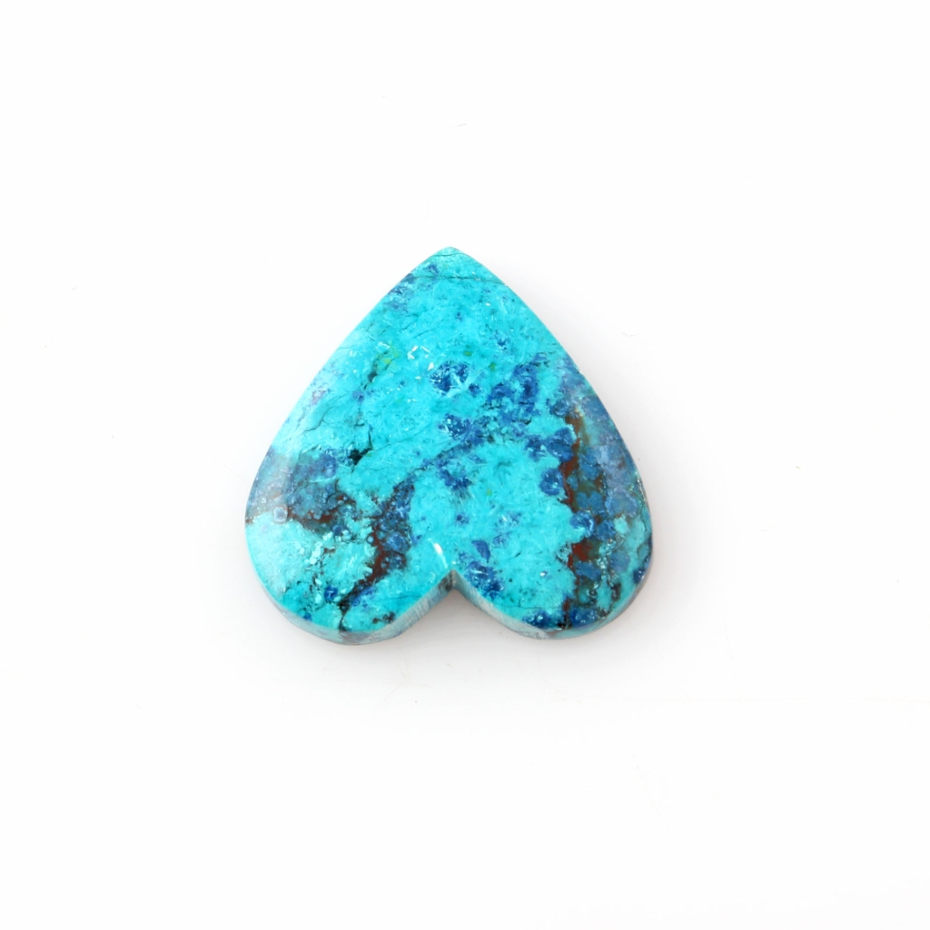 Natural Shattuckite Chrysocolla Gemstone, 29.83ct Chrysocolla Gemstone