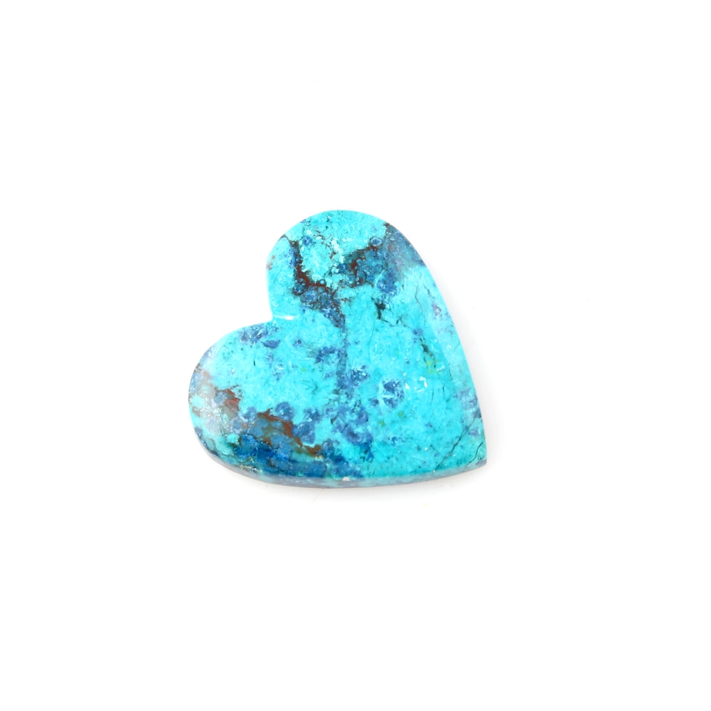 Natural Shattuckite Chrysocolla Gemstone, 29.83ct Chrysocolla Gemstone