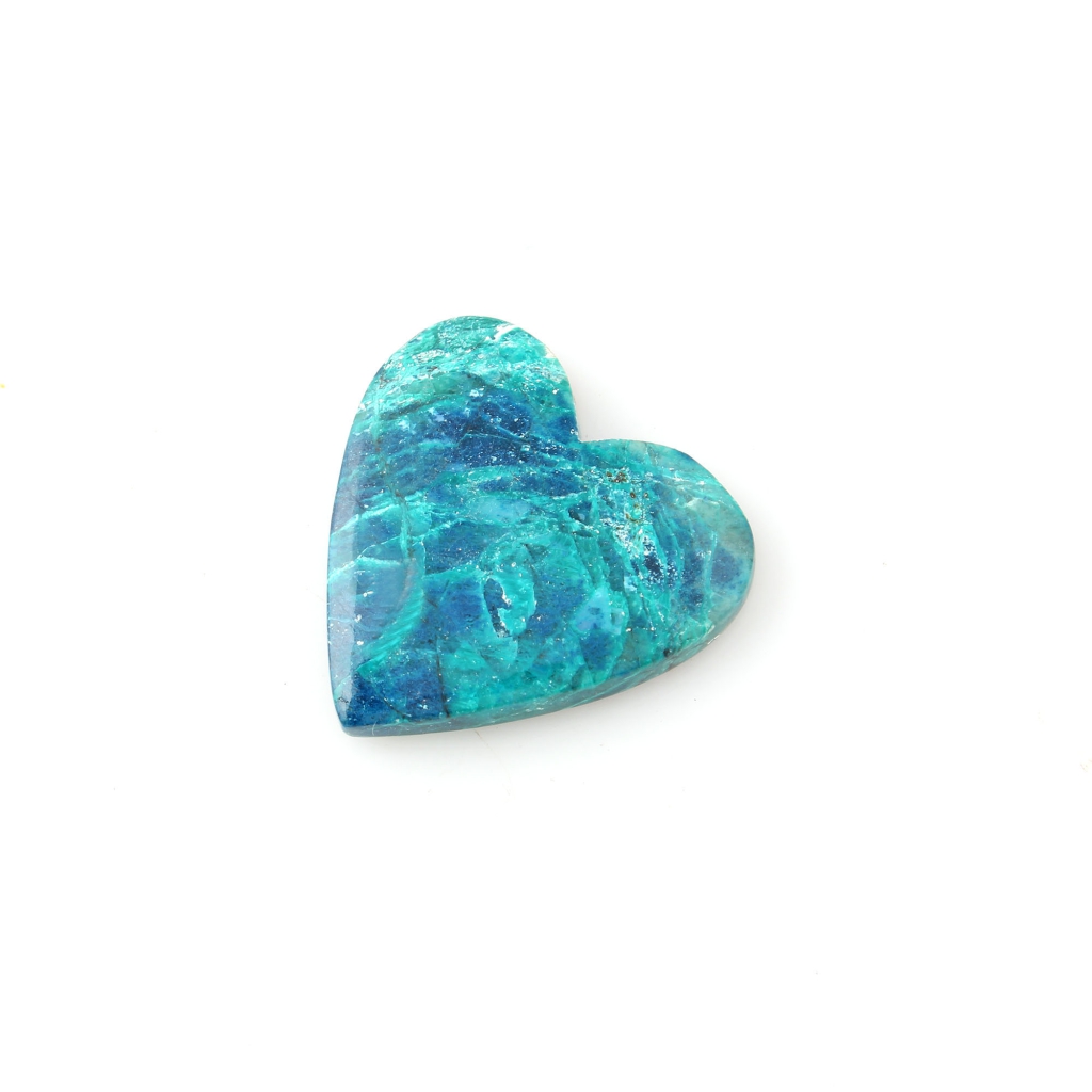 34.3ct Chrysocolla Gemstone, Natural Shattuckite Chrysocolla Cabochon Gemstone