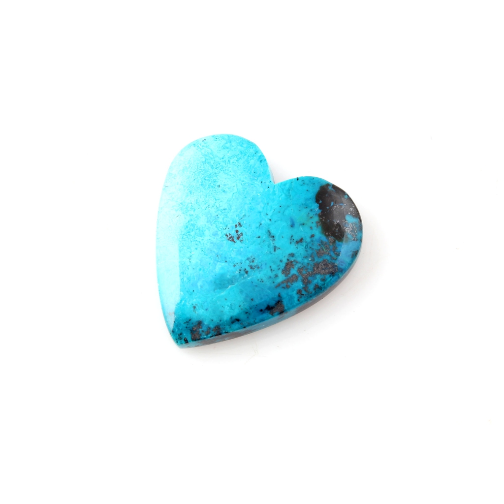 Natural Chrysocolla Gemstone, Shattuckite Chrysocolla Cabochon 30.45ct Gemstone