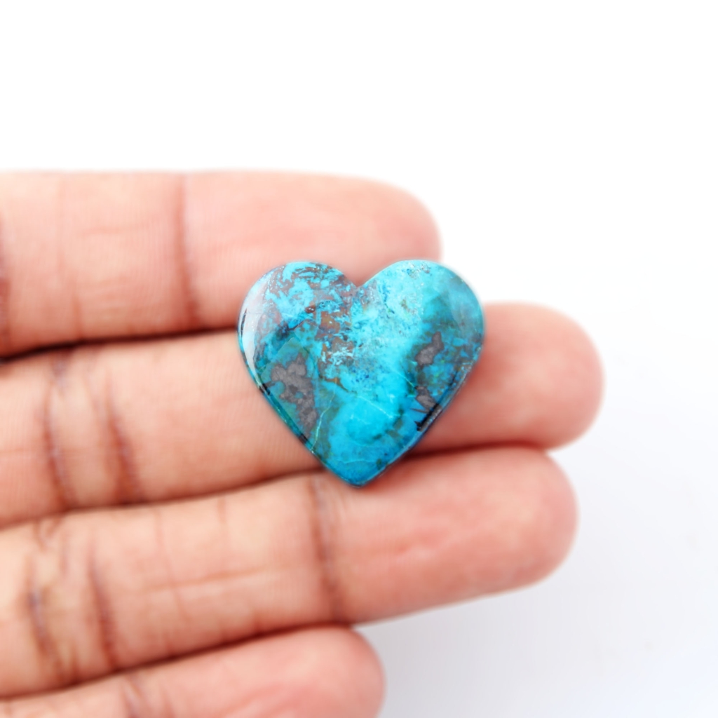 23.4ct Chrysocolla Gemstone, Natural Shattuckite Chrysocolla Gemstone