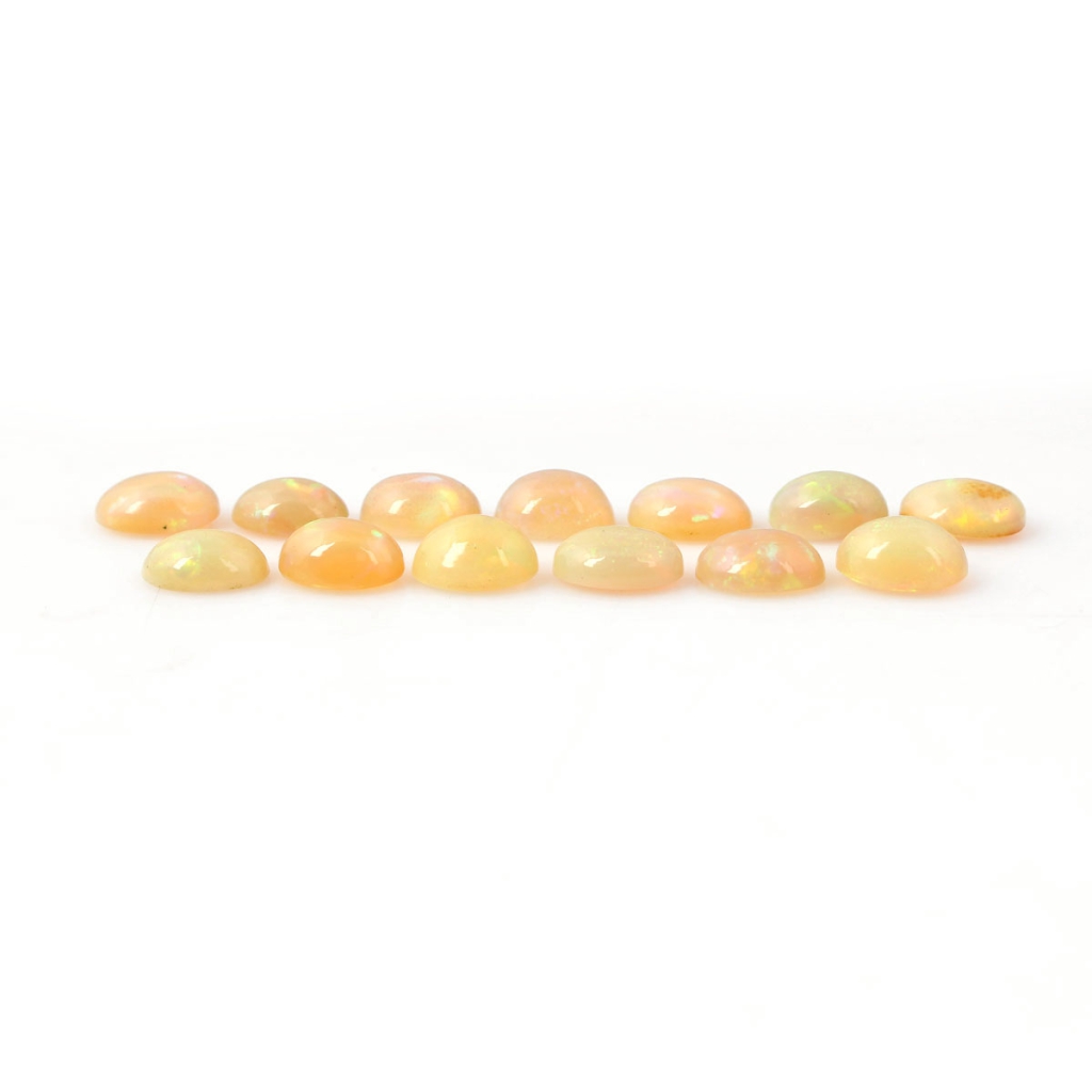 Natural Ethiopian opal 7x9mm Oval Shape Loose Gemstone