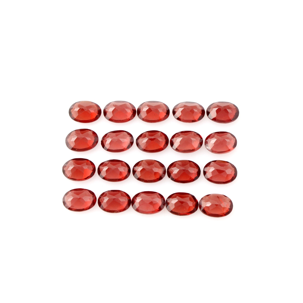 Natural Garnet 5x7 Oval Shape Loose Gemstone