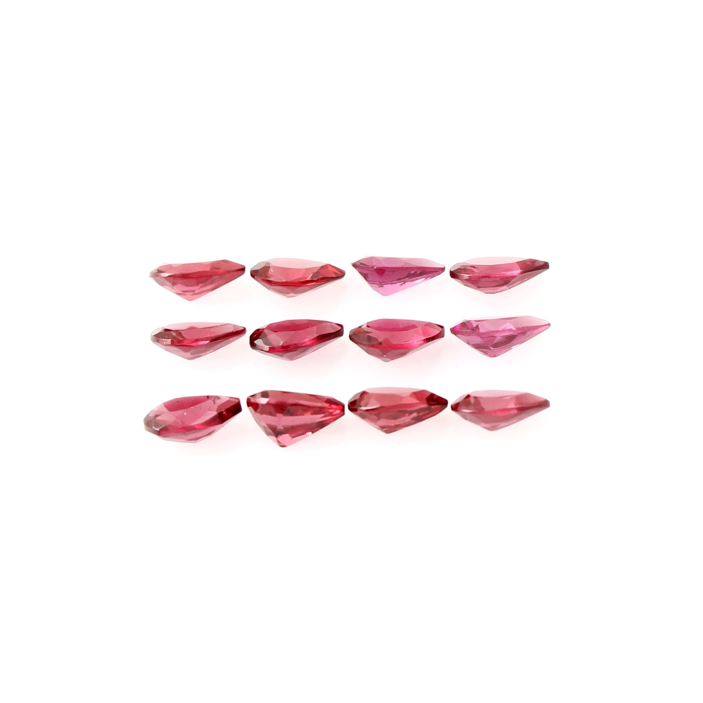 Natural Rhodolite Garnet 4x6 Pear Shape Loose Gemstone