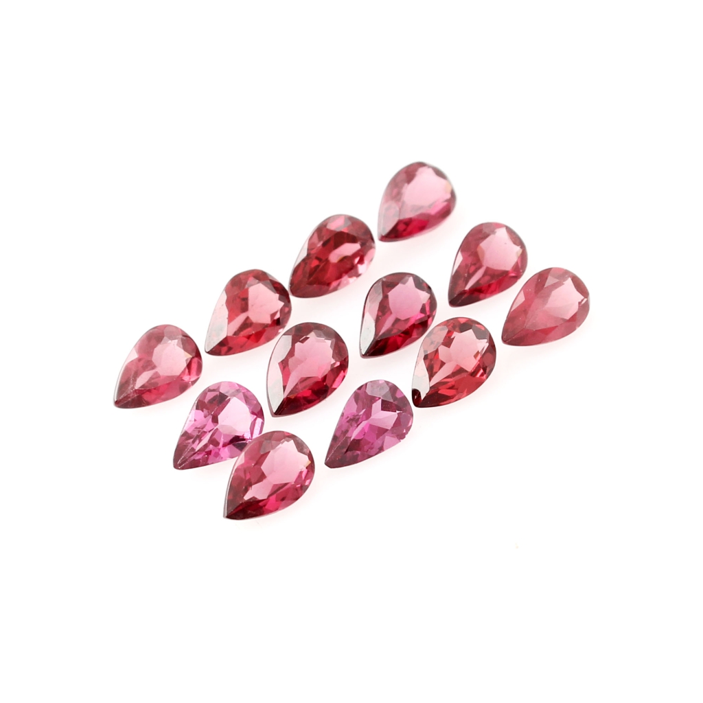 Natural Rhodolite Garnet 4x6 Pear Shape Loose Gemstone