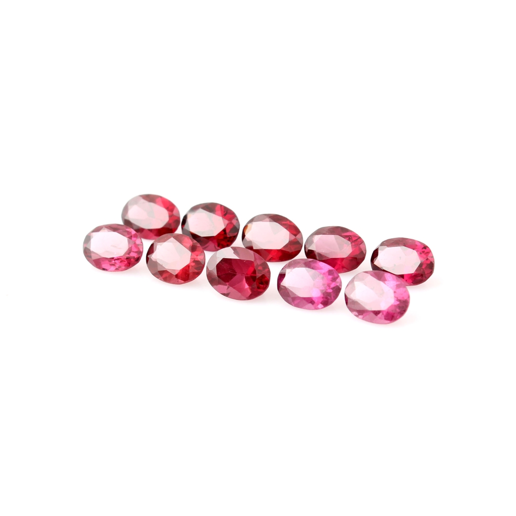 Natural Garnet 6x8mm Oval Shape Loose Gemstone